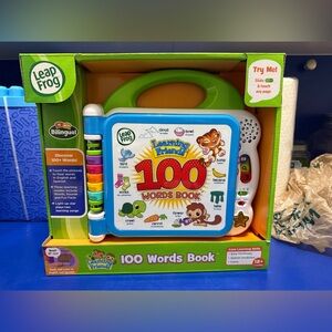 LeapFrog Learning Friends 100 Words Book - Blue and White
